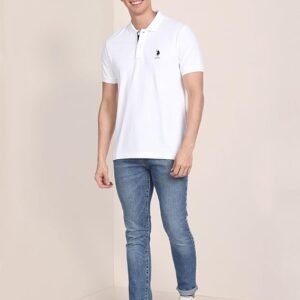 Peter England Men's Cotton Regular Fit Polo T-Shirt